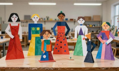 GRITAH promove 5.ª Oficina de Artes e Direitos Humanos na   Lixa com esculturas coletivas em papel