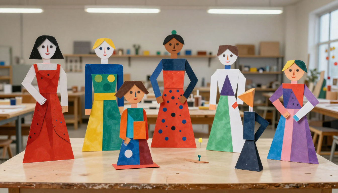 GRITAH promove 5.ª Oficina de Artes e Direitos Humanos na   Lixa com esculturas coletivas em papel