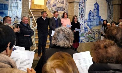 Grupos séniores de Resende mantêm viva tradição das Janeiras com atuação no edifício municipal