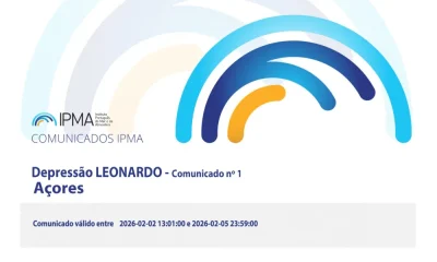 Informação especial
 
Comunicado válido entre 2026-02-02 13:01:00 e 2026-02-05 2…