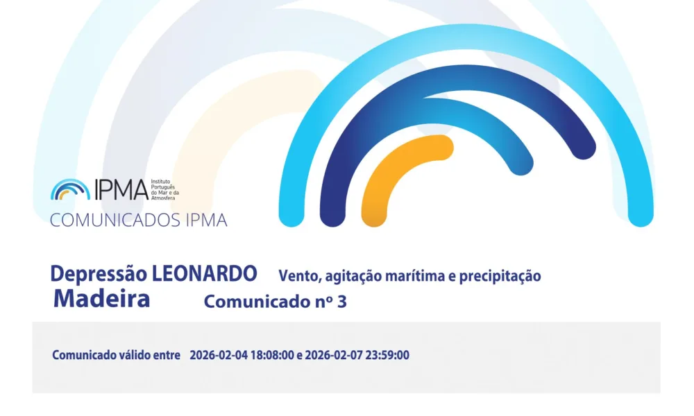 Informação especial
 
Comunicado válido entre 2026-02-04 18:08:00 e 2026-02-07 2…