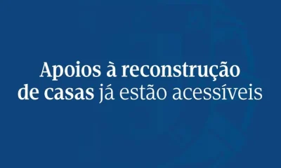 Já estão abertos os apoios até 10.000 euros para obras de reconstrução, com proc…