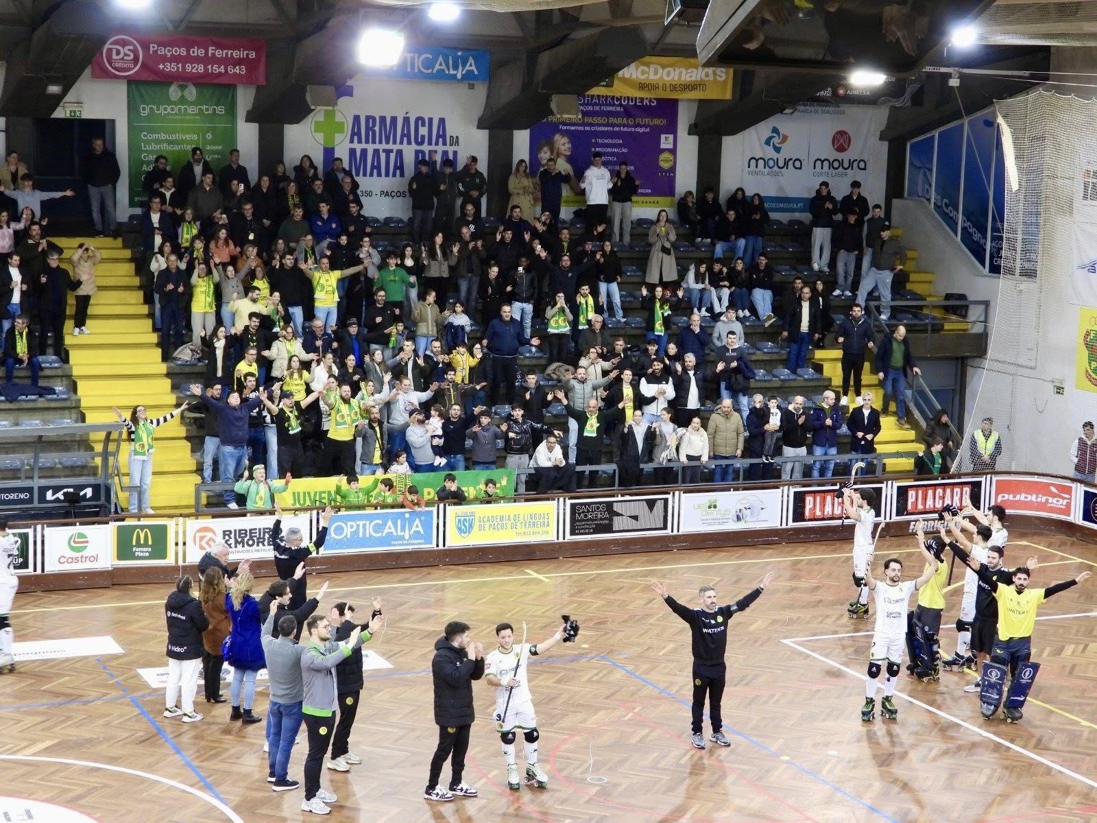 Juventude Pacense apura-se para as meias-finais da WSE Cup em hóquei em patins