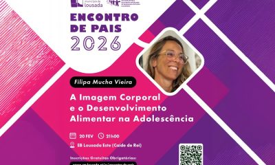 Lousada promove encontro sobre imagem corporal e alimentação na adolescência com psicóloga Filipa Mucha Vieira