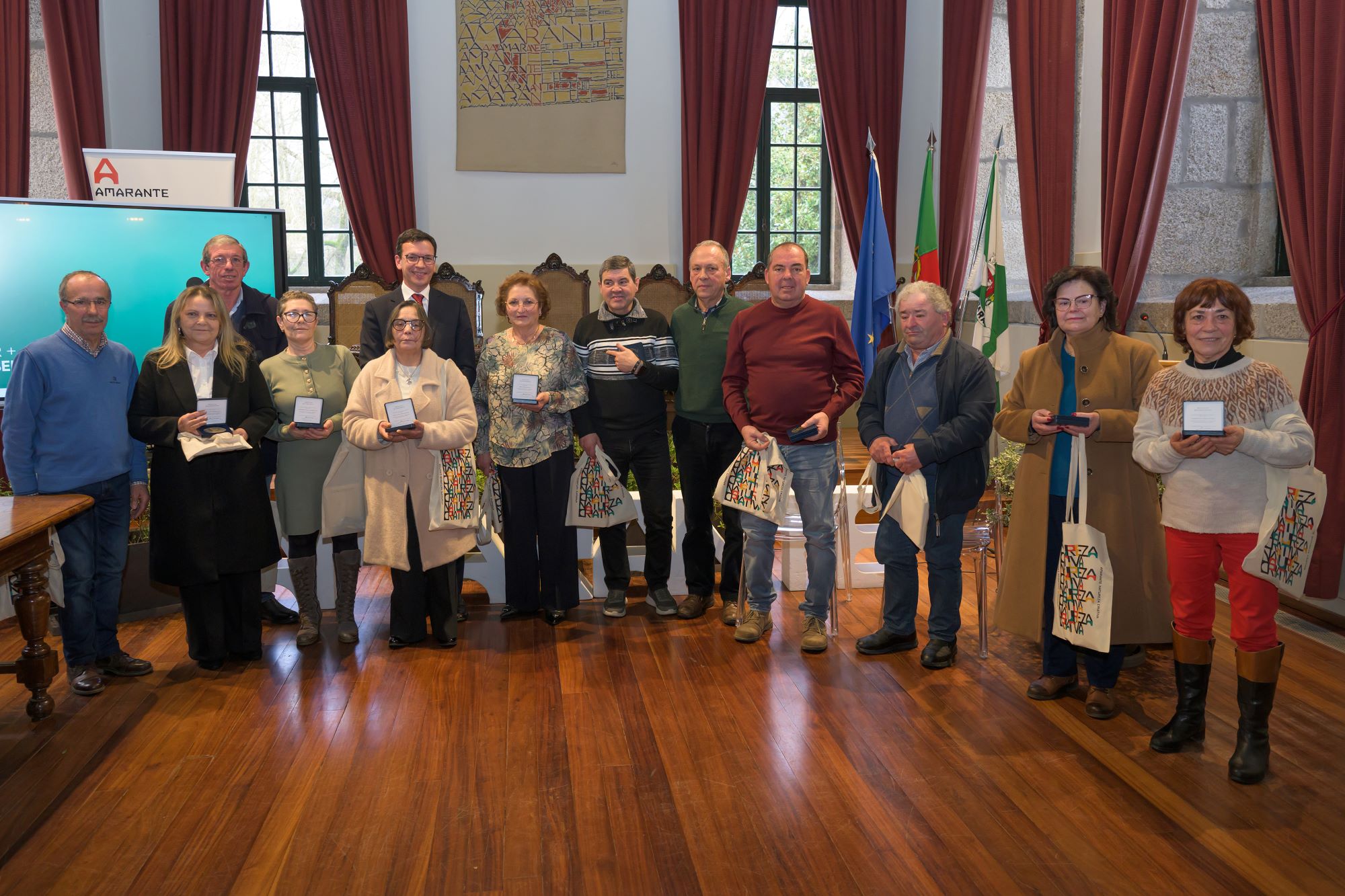 Amarante homenageia trabalhadores municipais aposentados em 2025 com cerimónia de reconhecimento