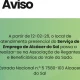 NOVA ALTERAÇÃO! 

Devido às cheias, o atendimento presencial do Serviço de Emp…