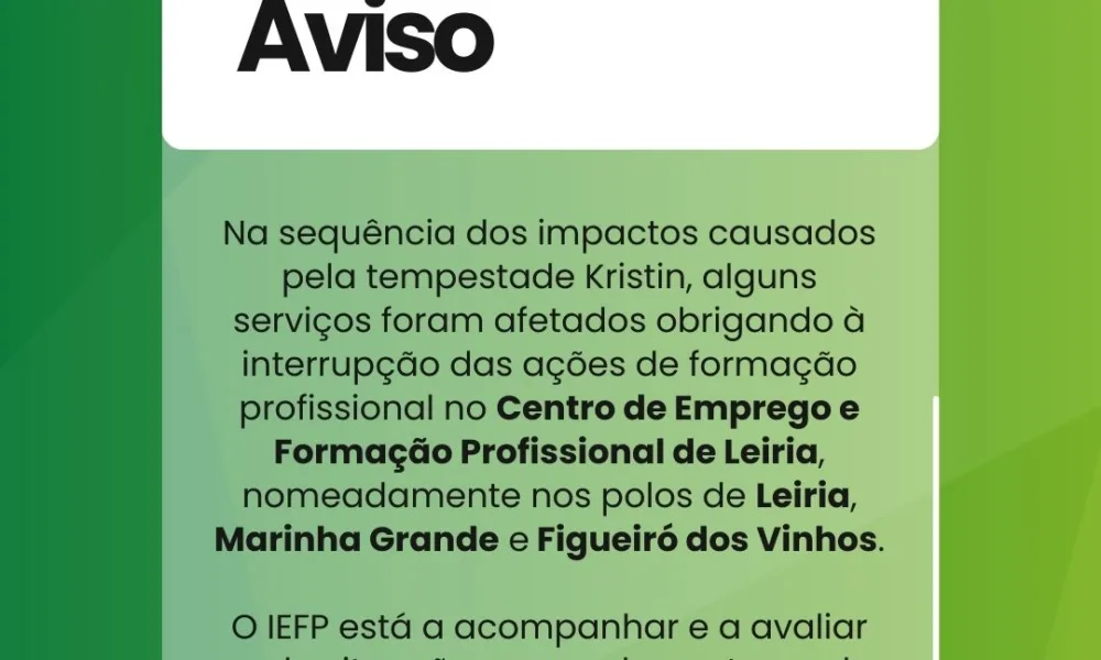 Na sequência dos impactos causados pela tempestade Kristin, alguns serviços fora…
