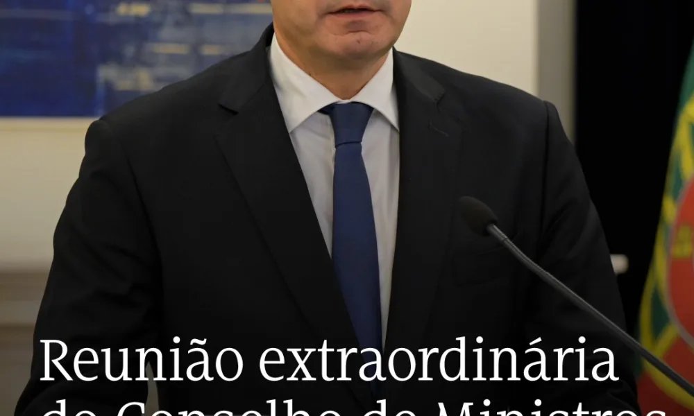 No final da reunião extraordinária do Conselho de Ministros, o Primeiro-Ministro…