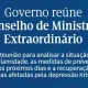 O Governo vai reunir-se este domingo em Conselho de Ministros Extraordinário par…