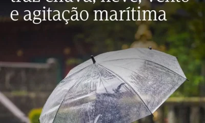 O IPMA prevê um período prolongado de chuva neste sábado em todo o território co…