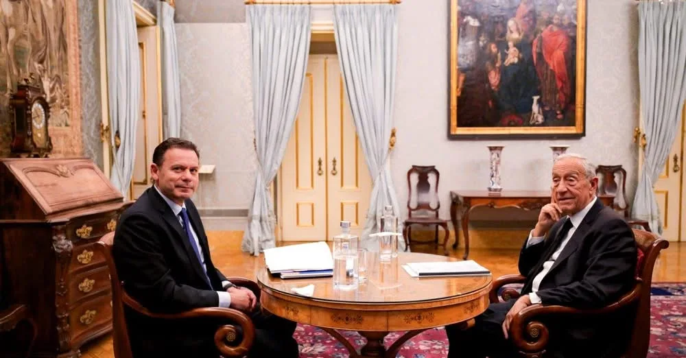 O Primeiro-Ministro foi recebido pelo Presidente da República, Marcelo Rebelo de…