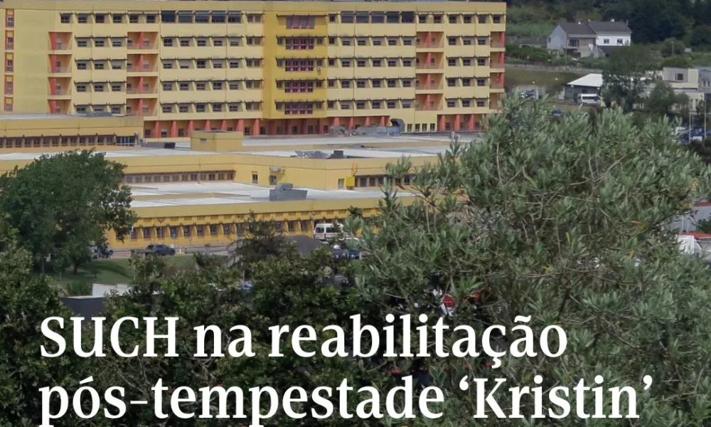 O SUCH está no terreno a reparar os danos da tempestade ‘Kristin’. Além de recup…