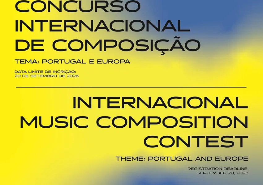[OPORTUNIDADE]
A Banda Sinfónica Portuguesa (BSP) promove o Concurso Internacion…