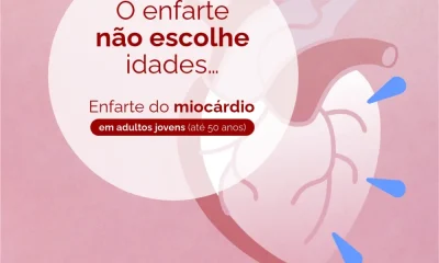 Os enfartes afetam pelo menos 1 em cada 7 pessoas com menos de 50 anos.
 No Dia…