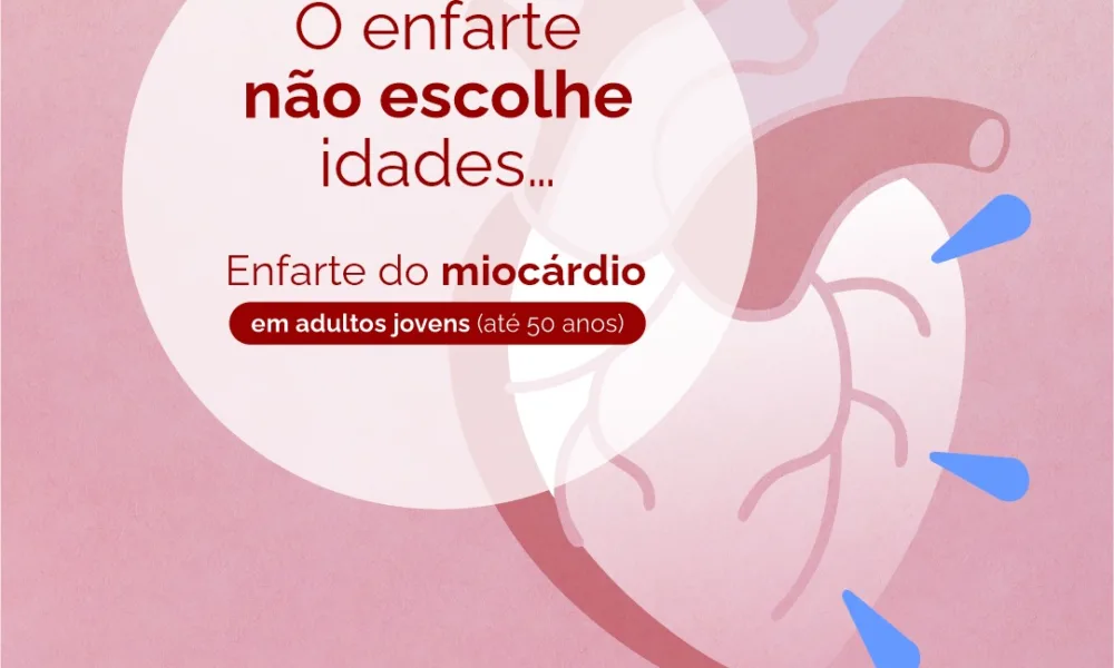 Os enfartes afetam pelo menos 1 em cada 7 pessoas com menos de 50 anos.
 No Dia…