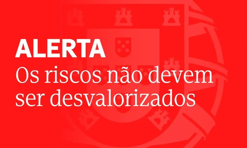 Perante a previsão de chuva intensa e risco de cheias, o Primeiro-Ministro apelo…