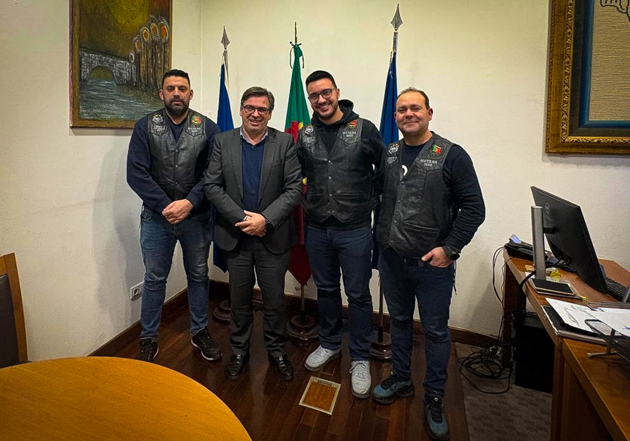 Presidente da Câmara de Resende reúne com grupo de motociclismo Matilha 4660 para alinhar plano de atividades