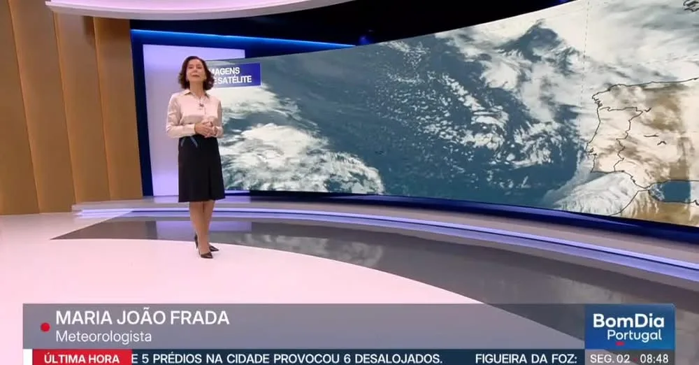 Previsão do estado do tempo, RTP1, 02-02-2026, IPMA.