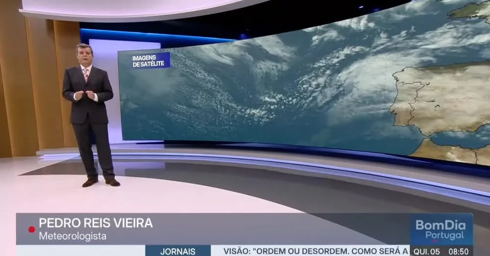 Previsão do estado do tempo, RTP1, 05-02-2026, IPMA.