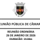 Reunião Ordinária da Câmara Municipal de Viana do Alentejo | 26 de janeiro de 20…