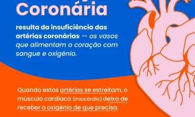 Sabia que os fatores que mais contribuem para a Doença Coronária são alimentação…