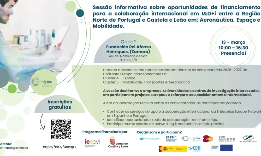 Sessão Informativa | Oportunidades de Financiamento para a Colaboração Internac…