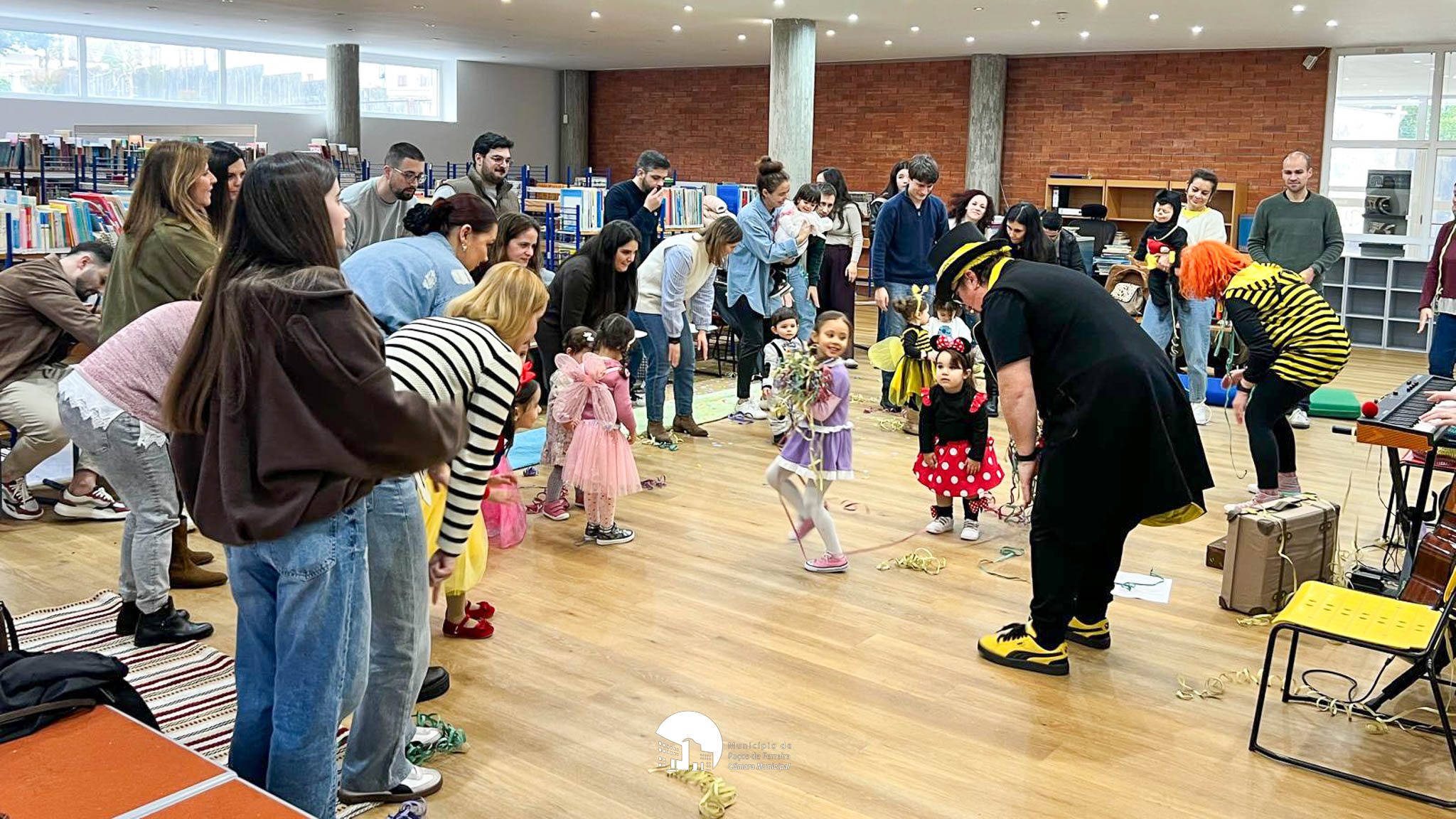 Sessão de música para bebés e papás esgota lotação na Biblioteca de Paços de Ferreira