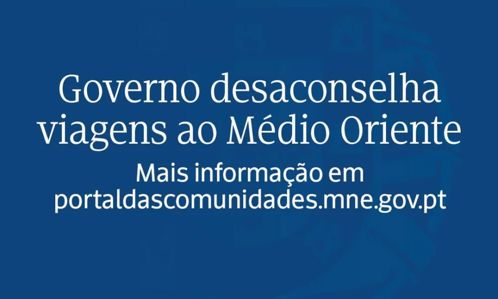 Tendo em conta os últimos desenvolvimentos, são desaconselhadas as viagens ao Mé…