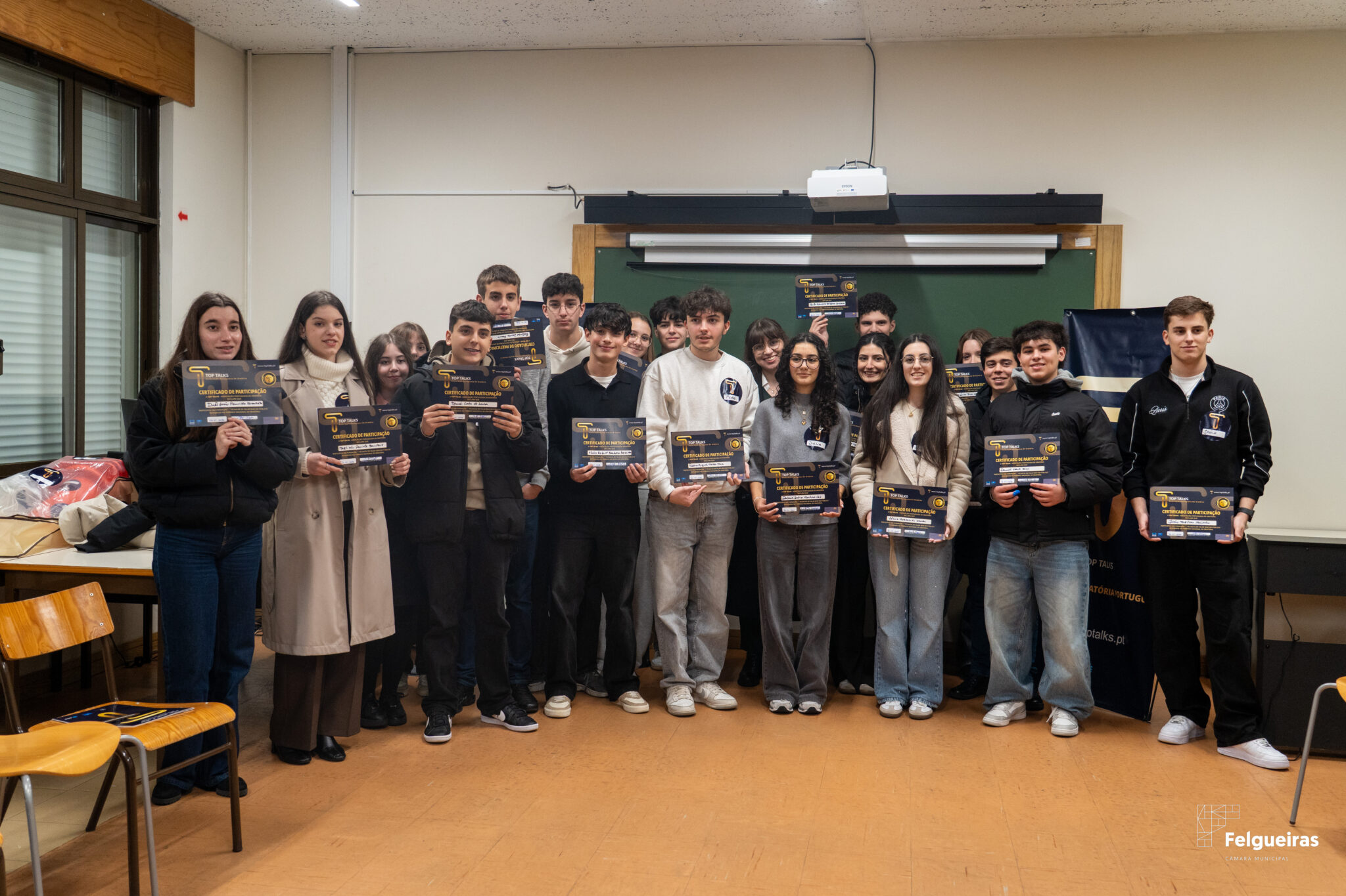 Três alunos de Felgueiras apurados para a semifinal do Torneio de Oratória Português