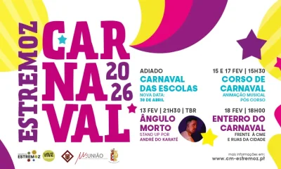 Carnaval 2026: Estremoz celebra a folia com corsos, comédia e tradição