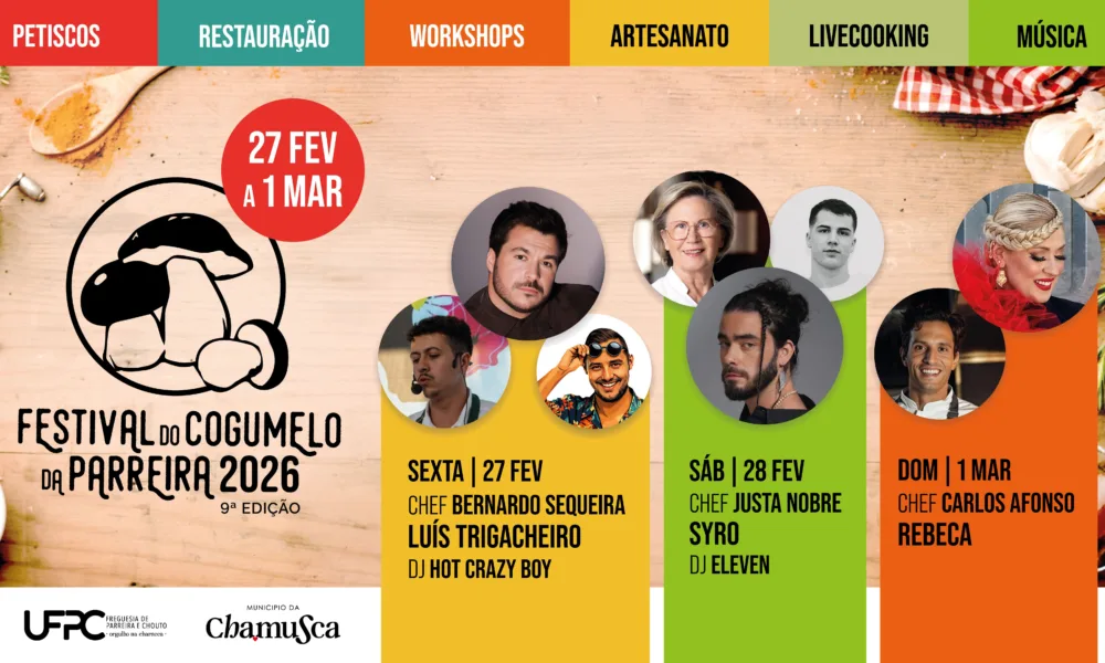 Parreira recebe IX Festival do Cogumelo com foco na economia local e gastronomia