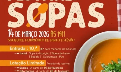 Festival das Sopas regressa a Santo Estêvão para promover convívio e cultura local