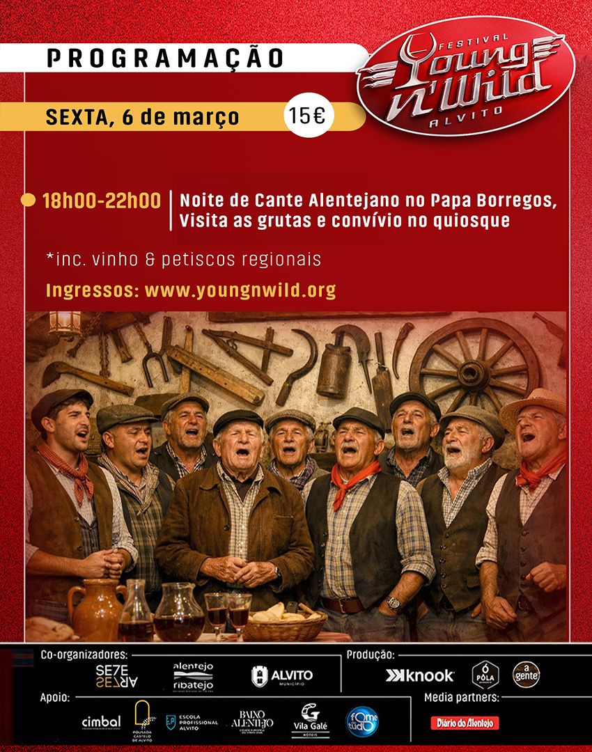 Festival Young and Wild arranca hoje!

Conheça o programa completo!

Sexta-feira…