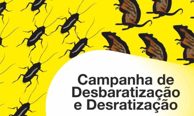 Campanha de desbaratização e desratização

Relembramos que a partir de amanhã e …