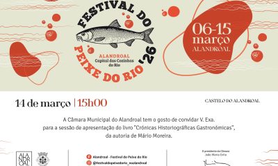 Não perca hoje no Festival do Peixe do Rio a apresentação do livro “Crónicas His…