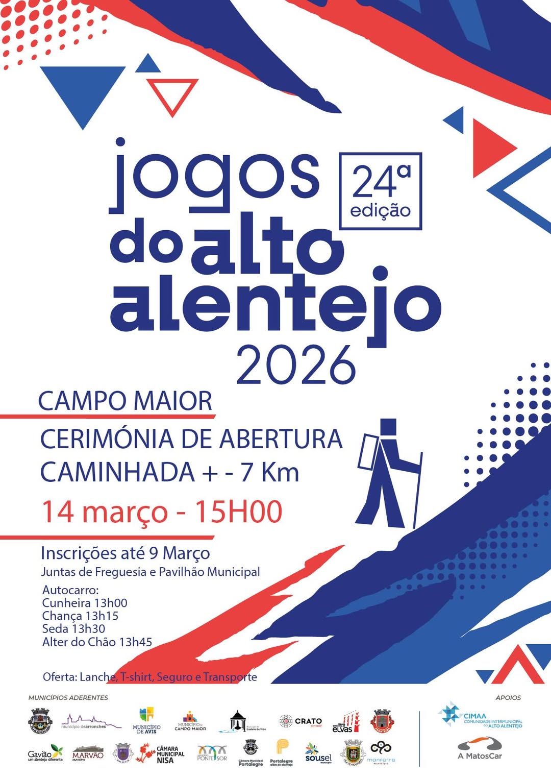 Caminhada assinala abertura da 24.ª edição dos Jogos do Alto Alentejo

A 24.ª ed…