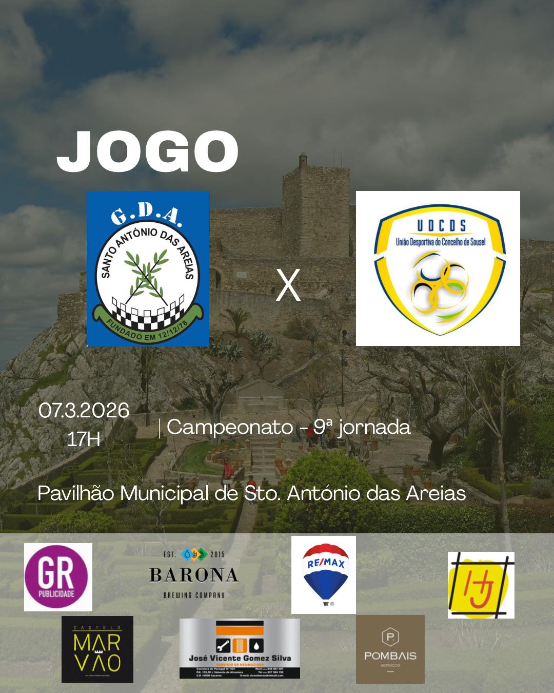 DIVULGAÇÃO 

Este sábado, dia 7 de março, o Futsal Arenense joga a 9ª jornada d…