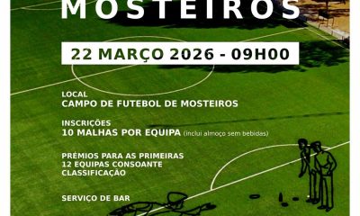 DIVULGAÇÃO

TORNEIO DA MALHA

Dia 22 de março (domingo), a partir das 09H00, no …