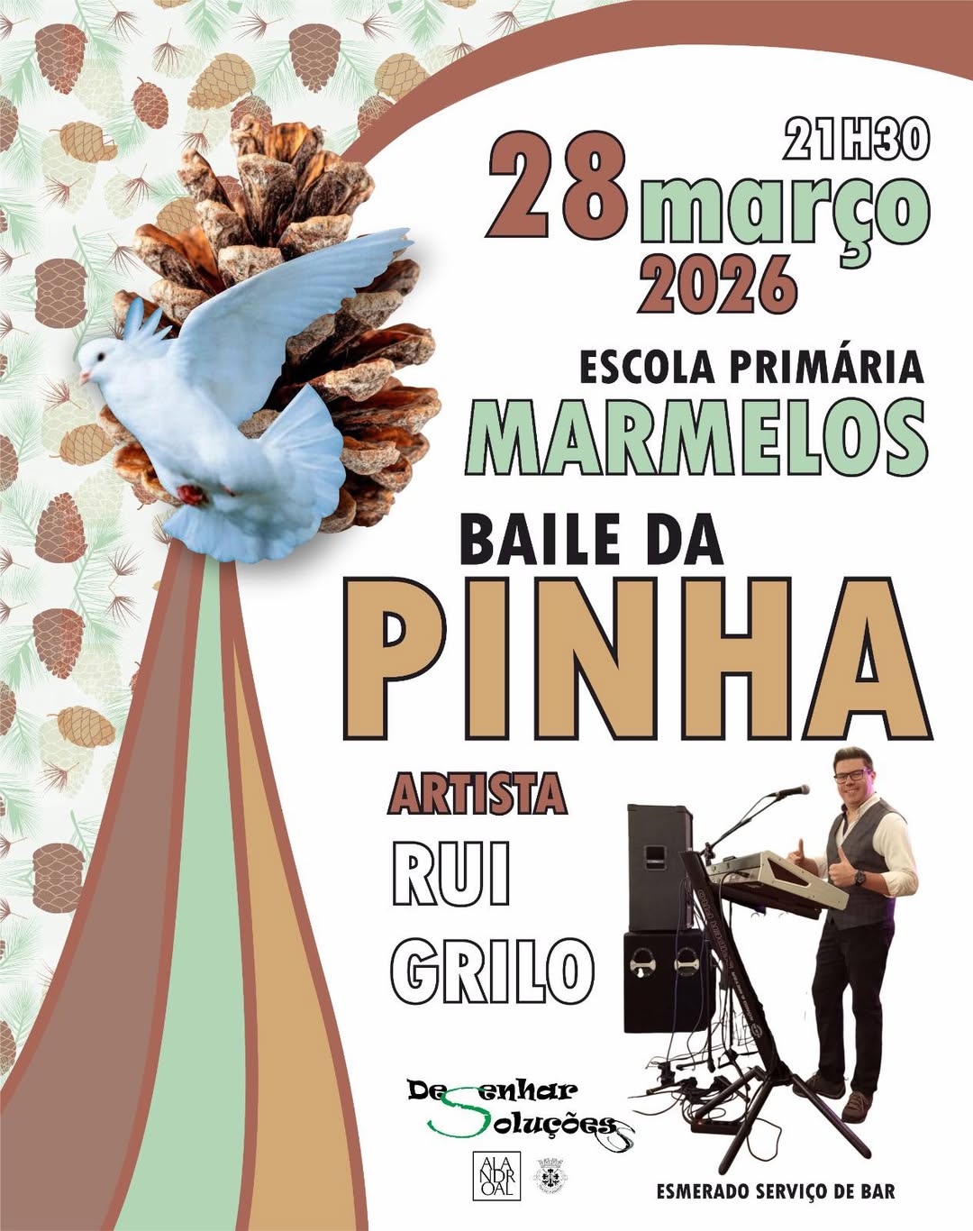 Baile da Pinha 

28 de março 
21h30
Escola Primária, Aldeia dos Marmelos  

#ala…