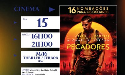 CINE ALTER
 15 de MARÇO 

PECADORES
Cineteatro de Alter do Chão – 16H00 e 21h00…