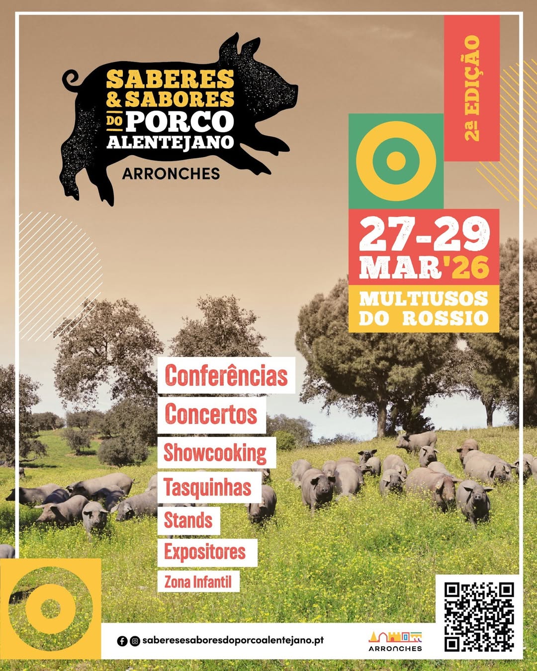 FESTIVAL ‘SABERES E SABORES DO PORCO ALENTEJANO’

De 27 a 29 de março, no Espaço…