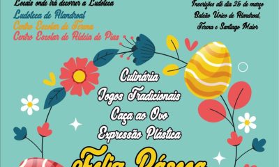 Ludoteca da Pácoa 

Culinária 
Jogos Tradicionais 
Caça ao Ovo 
Expressão Plásti…