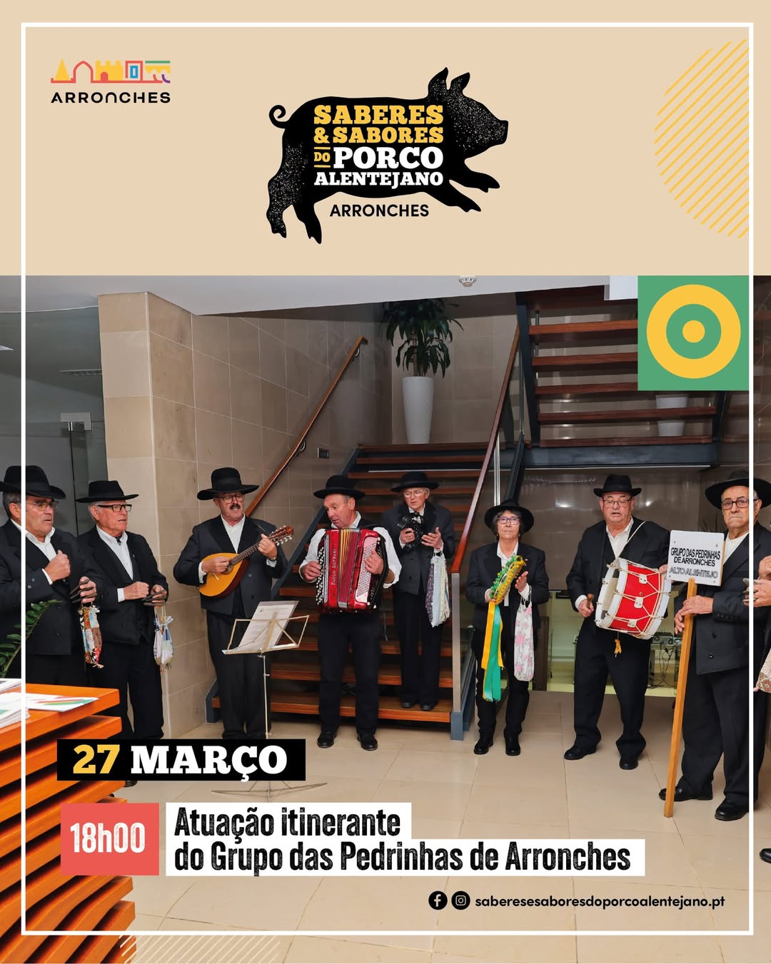 São um dos grupos musicais mais conhecidos de Arronches e transformam as suas Pe…