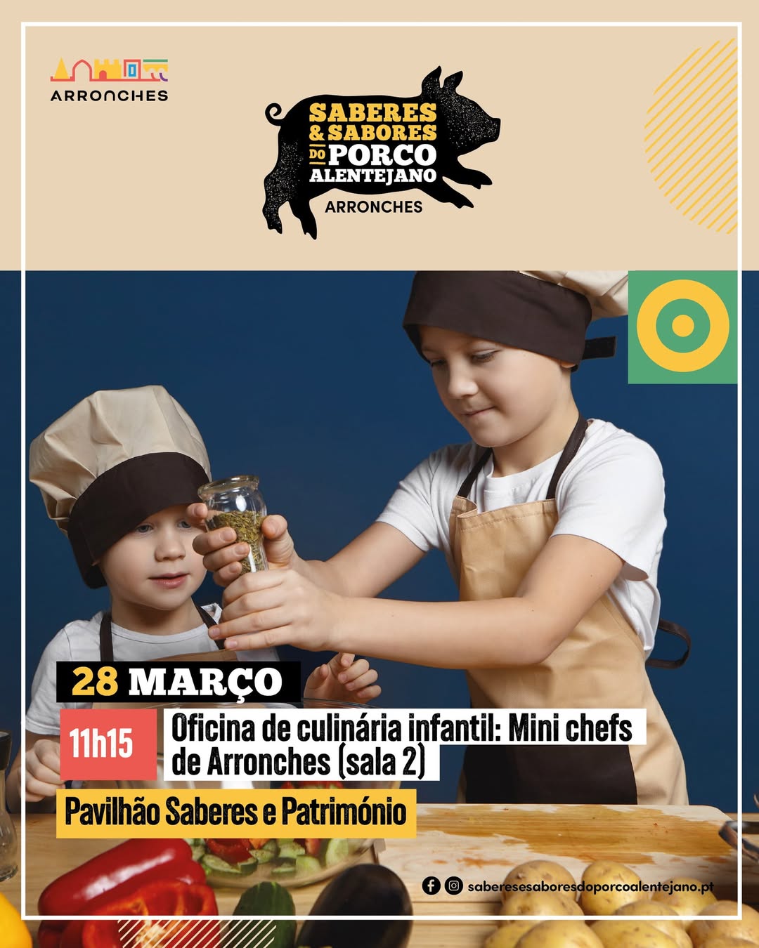 Sábado, pelas 11h15, os Mini Chefs de Arronches estão de regresso!

Depois do en…