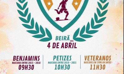 XXXI Torneio de Futebol Infantil da Beirã
 4 de abril (sábado)

 Participação a…