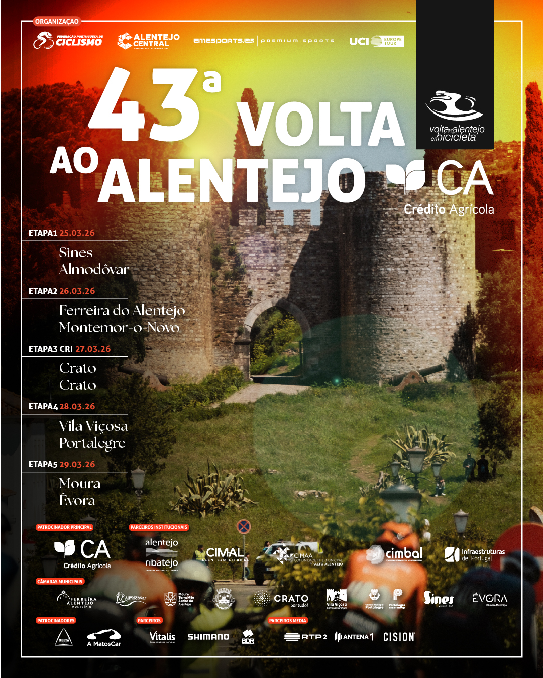 43.ª VOLTA AO ALENTEJO

A vila de Arronches vai receber no próximo sábado, dia 2…