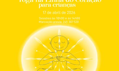 “Yoga na Linha do Coração” para crianças, dia 17 de abril, na Biblioteca Municip…