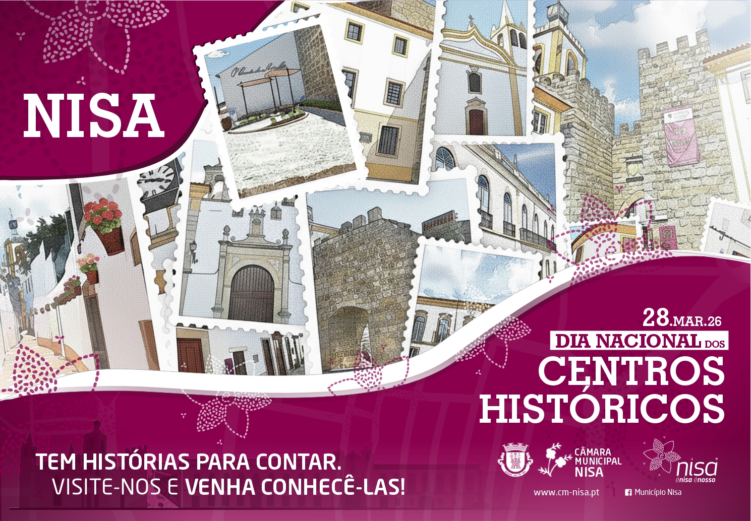 Este sábado celebre o Dia dos Centros Históricos em Nisa! 

Desafie-se a descobr…