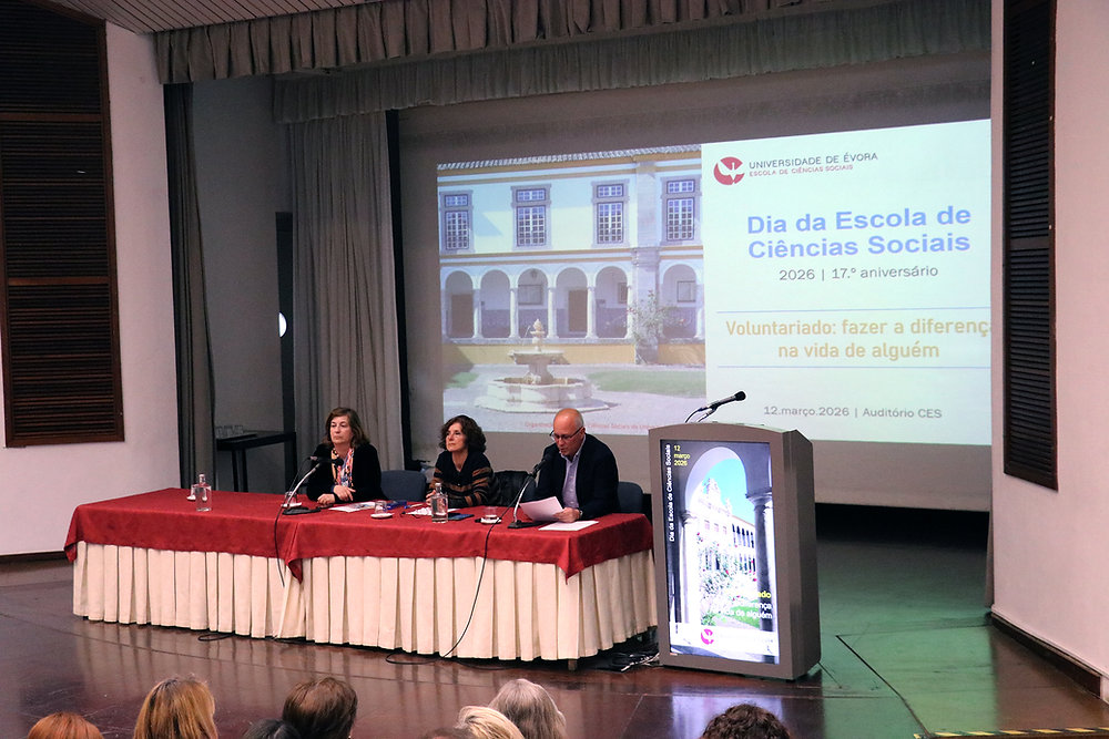 Escola de Ciências Sociais da Universidade de Évora celebra 17.º aniversário com reflexão sobre voluntariado e papel das Ciências Sociais