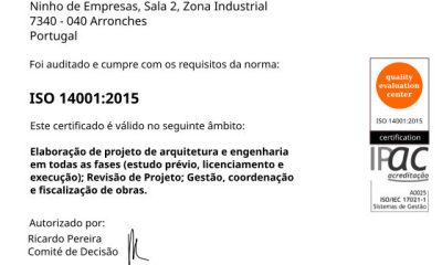 Empresa de Arronches, passa a integrar o restrito núcleo de empresas certificadas